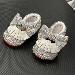Bedazzled Baby Shoes